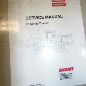 Hydro-Ax 70 Series Tractor Service Manual
