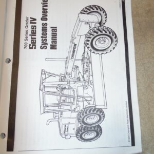 Champion 700 Series Motor Grader Series IV Systems Overview Manual