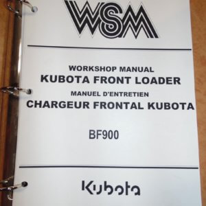 Kubota BF900 Front Loader Workshop Manual