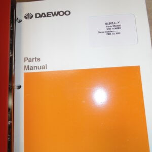 Daewoo S130LC-V Parts Manual