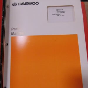 Daewoo S200W-V Parts Manual