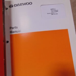 Daewoo S290LL Parts Manual