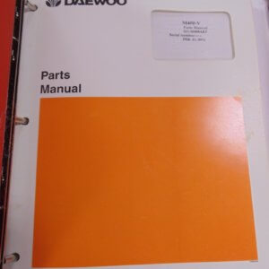 Daewoo M400-V Parts Manual