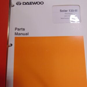 Daewoo Solar 130-III Parts Manual