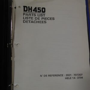 Daewoo DH450 Excavator Parts Manual