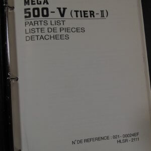 Daewoo Mega 500-V (Tier-II) Wheel Loader Parts Manual