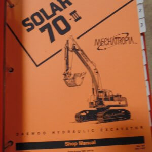 Daewoo Solar 70-III Shop Manual
