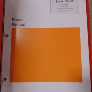 Daewoo Solar 130-III Shop Manual