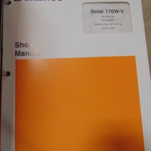 Daewoo Solar 170W-V Shop Manual