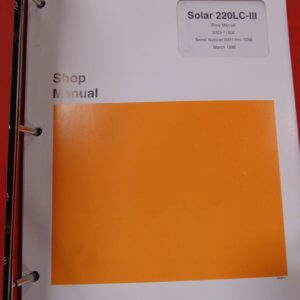 Daewoo S220LC-III Shop Manual