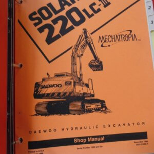 Daewoo S220LC-III Shop Manual