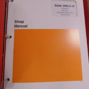 Daewoo Solar 280LC-III Shop Manual