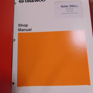 Daewoo Solar 290LL Shop Manual