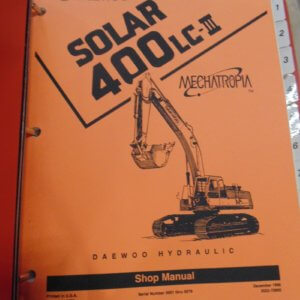 Daewoo Solar 400LC-III Shop Manual