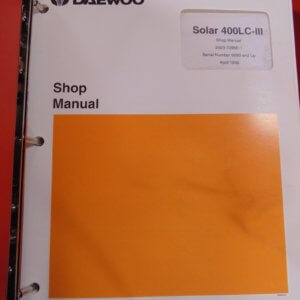 Daewoo Solar 400LC-III Shop Manual