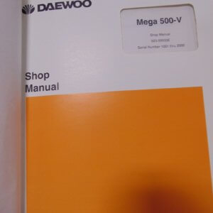 Daewoo Mega 500-V Wheel Loader Shop Manual