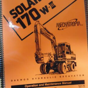 Daewoo Solar 170W-III Operator and Maintenance Manual