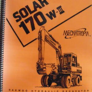 Daewoo Solar 170W-III Operator and Maintenance Manual