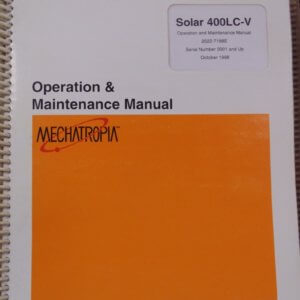 Daewoo Solar 400LC-V Operator and Maintenance Manual
