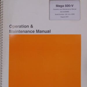 Daewoo Mega 500-V Excavator Operator and Maintenance Manual