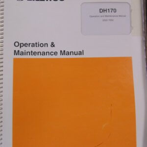 Daewoo DH170 Excavator Operator and Maintenance Manual