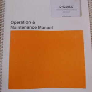 Daewoo DH220LC Excavator Operator and Maintenance Manual