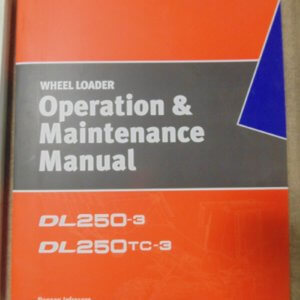 Doosan DL250-3, DL250TC-3 Wheel Loader Operator and Maintenance Manual