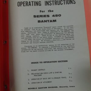 Koehring 450 Series Excavator Operator Manual