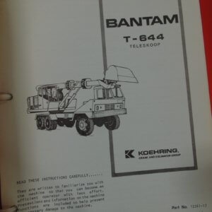 Koehring T-644 Teleskoop Operator Manual