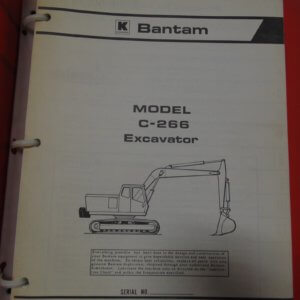 Koehring C-266 Excavator Parts Manual