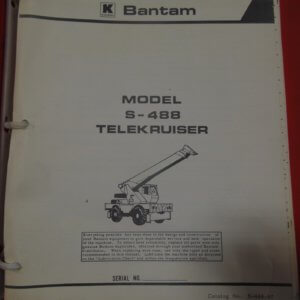 Koehring S-488 Telekruiser Parts Manual