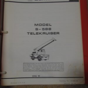Koehring S-588 Telekruiser Parts Manual