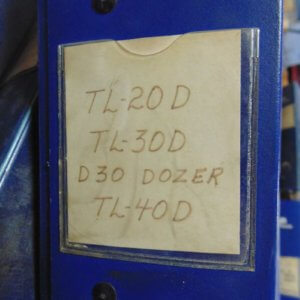 Allis Chalmers TL-20D, TL-30D, D30 Dozer, TL-40D Parts Manual