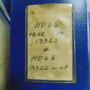 Allis Chalmers Model 6G Crawler Loader Parts Manual