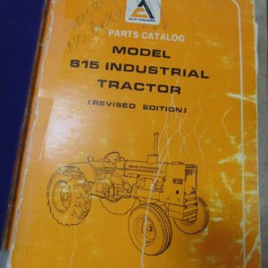 Allis Chalmers Model 615 Industrial Tractor Parts Manual