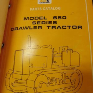 Allis Chalmers Model 650 Series Crawler Tractor Parts Manual