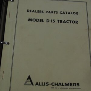 Allis Chalmers D15 Tractor Parts Manual