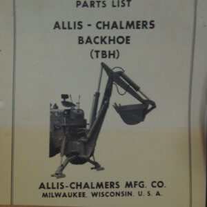Allis Chalmers Backhoe (TBH) Parts Manual