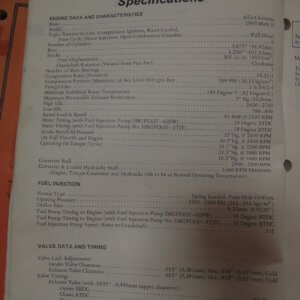 Allis Chalmers 2900 Mark II Diesel Engine Service Manual