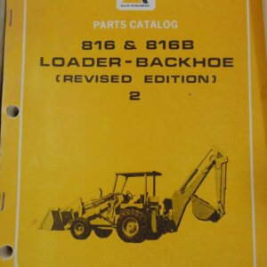 Allis Chalmers 816 & 816B Loader Backhoe Parts Manual