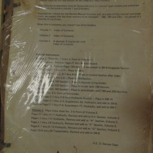 Allis Chalmers 7030 & 7050 Tractor Service Manual