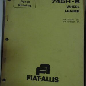 Allis Chalmers 745H-B Wheel Loader Parts Manual