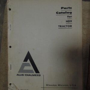 Allis Chalmers HD9 Tractor Parts Manual