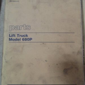 Caterpillar Lift Truck Model 680P Parts Manual