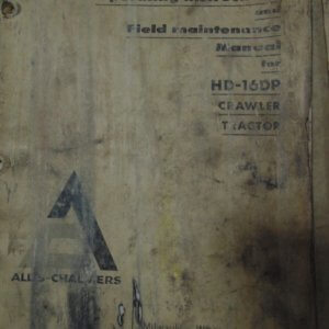 Allis Chalmers HD-16DP Crawler Tractor Operator and Maintenance Manual