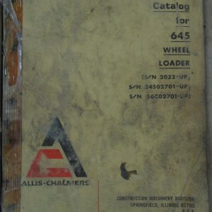 Allis Chalmers 645 Wheel Loader Parts Manual