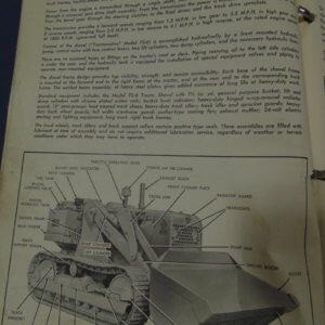 Allis Chalmers HD6G Tractor Shovel Operator and Parts Manual