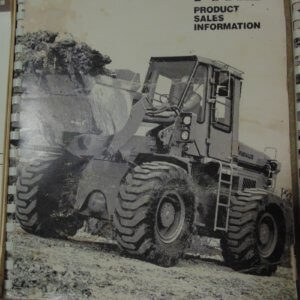 Fiat Allis FR12 Wheel Loader Product Sales Information Manual