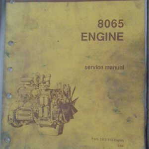 Fiat Allis 8065 Engine Service Manual