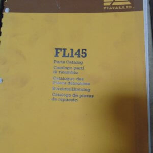 Fiat Allis FL145 Motor Grader Parts Manual